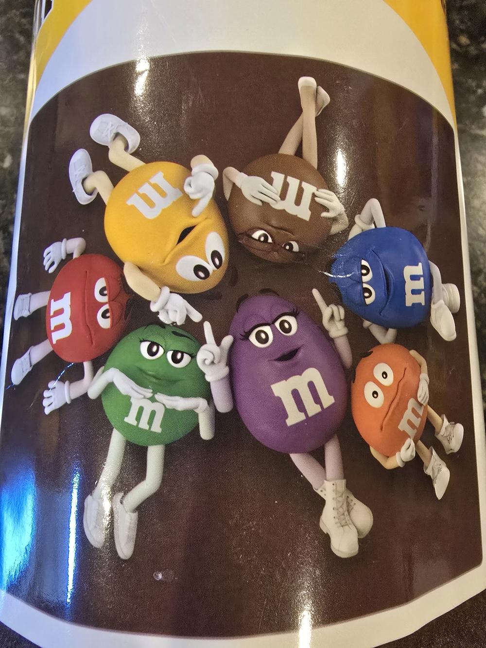 M&M’s Characters Fleece Throw Blanket 50x60 Brown New in Package